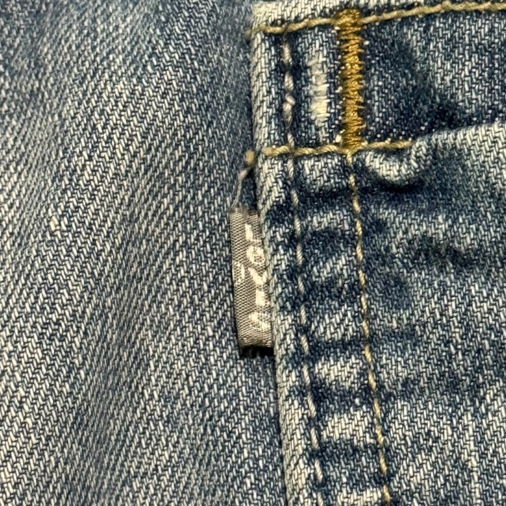 Levis Silver Tab Jeans Mens 38X30 Button Fly True Straight Blue Denim Y2K - Picture 3 of 10